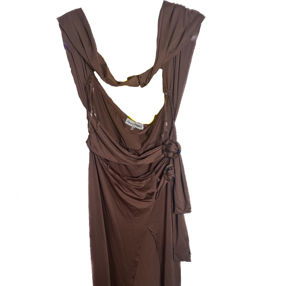 Brown maxi dress
